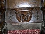 St Mary's Chruch, Fairford, Gloucestershire 15th century medieval misericords misericord misericorde misericordes Miserere Misereres choir stalls Woodcarving woodwork mercy seats pity seats Misericords Fairford 9.1.jpg